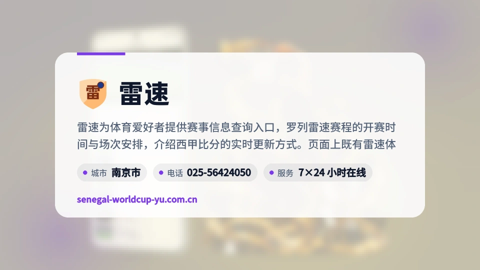 雷速概况